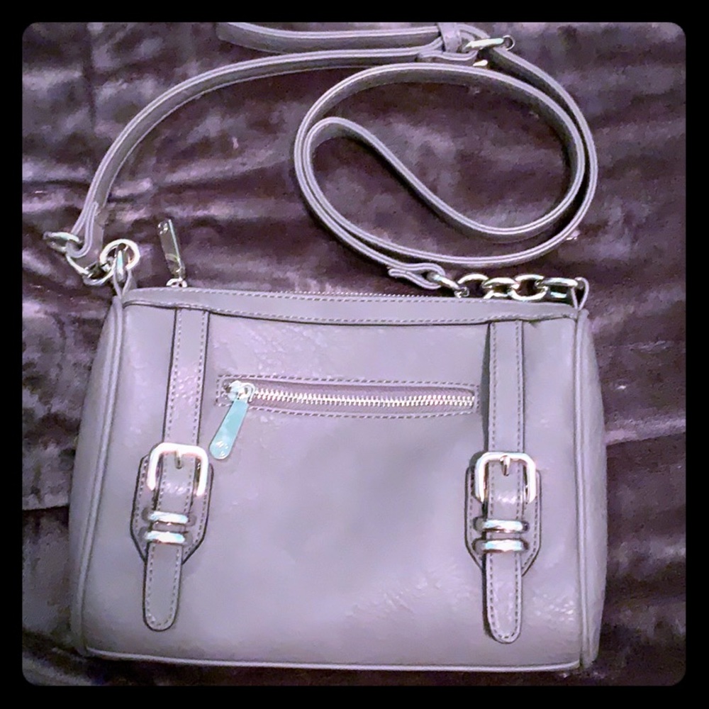 Charming Charlie dark gray crossbody bag